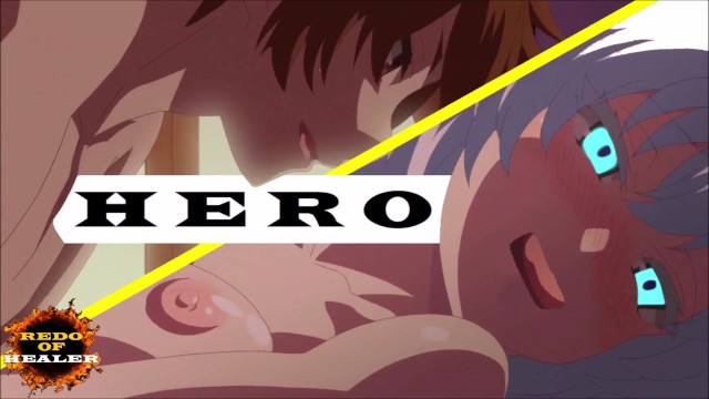 Redo of Healer HERO FUCKS BUSTY HOTTIE - animated Hentai BLUE EYES girl big tits cartoon fuck boobs