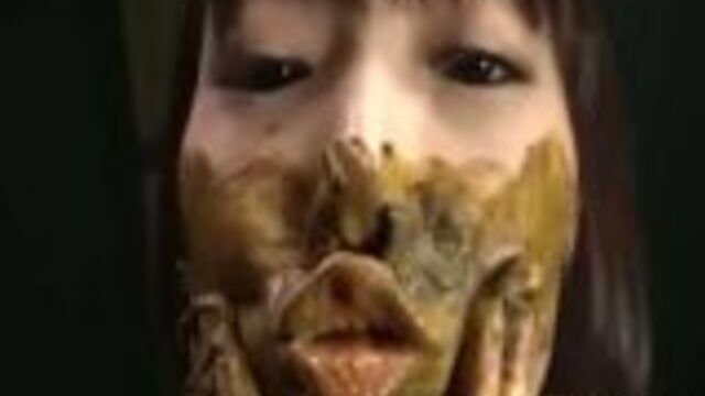 Japanese Teen Eating Shit