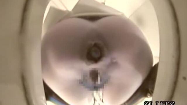 Hidden camera from inside of Japanese toilet - Japanese toilet cameras and scat porn