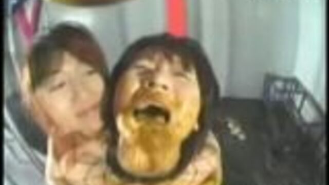 Asian Girl Covered In Poop