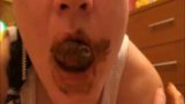 Scat Girl Eats Her Own Shit