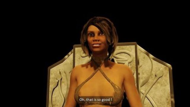 Throne Queen - giantess animation