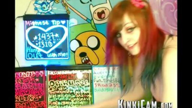 Chubby Schoolgirl getting nailed by her masturbator - KinkiCam.com -