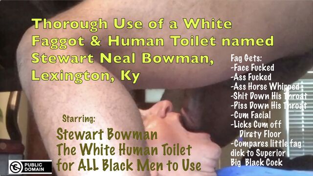 Black Stud Fucks, Shits,Pisses Cums on a Faggot