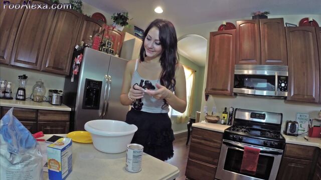 Baking Banana Butt Muffins scat porn on This Vid Scat