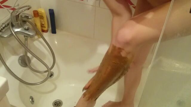 Brown wife - I use shit like shaving gel scat porn on This Vid Scat